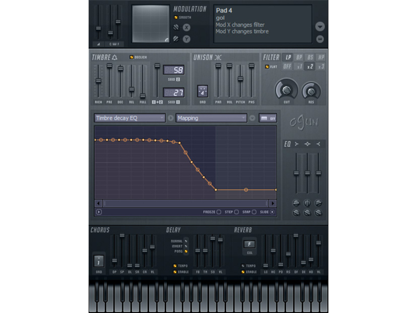 Well shimmer me timbres: Ogun is a new additive synth that pirates will love.